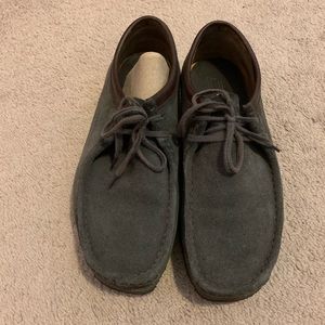Gray Suede Clark’s
